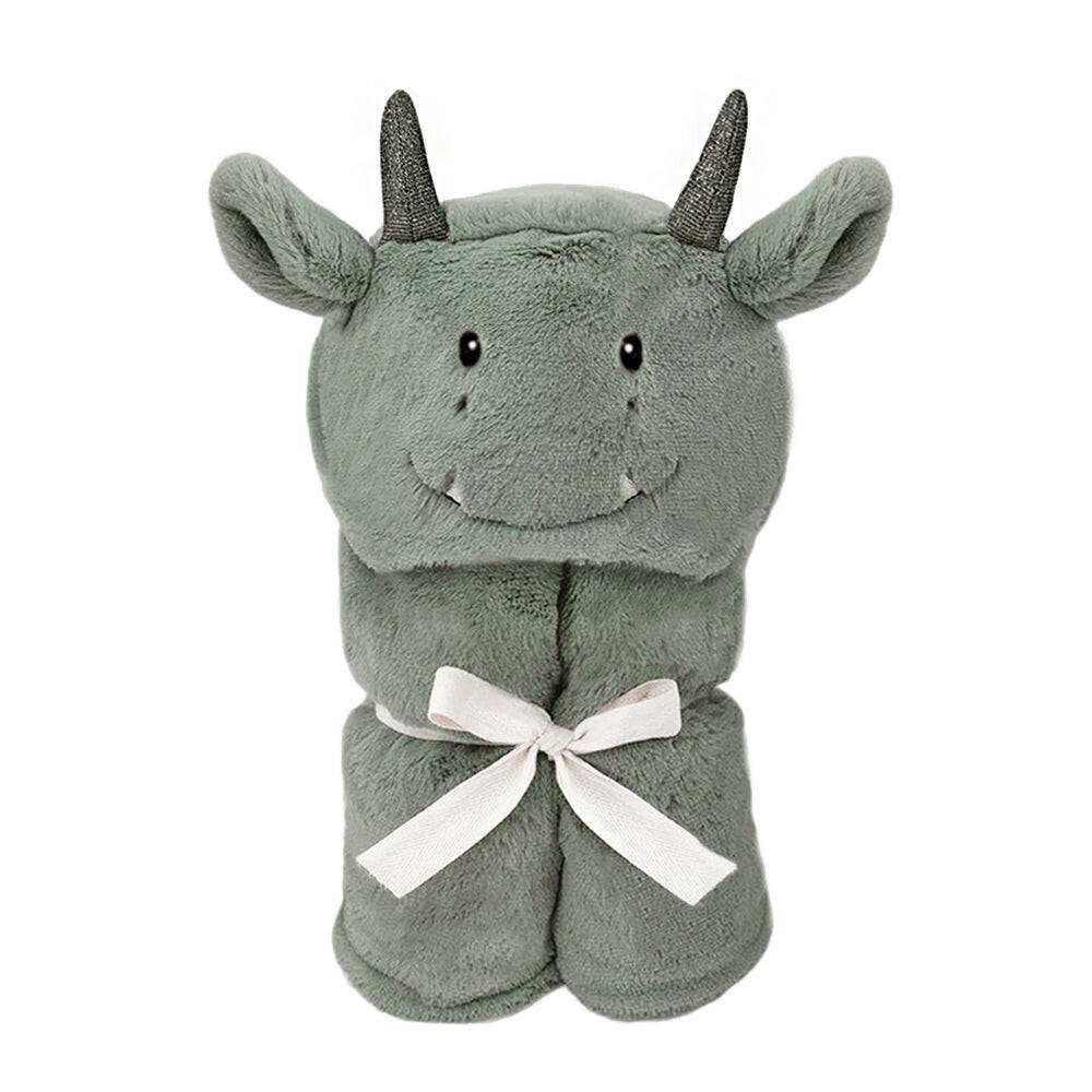 'Dax' Dragon Plush Hooded Blanket Blanket MON AMI