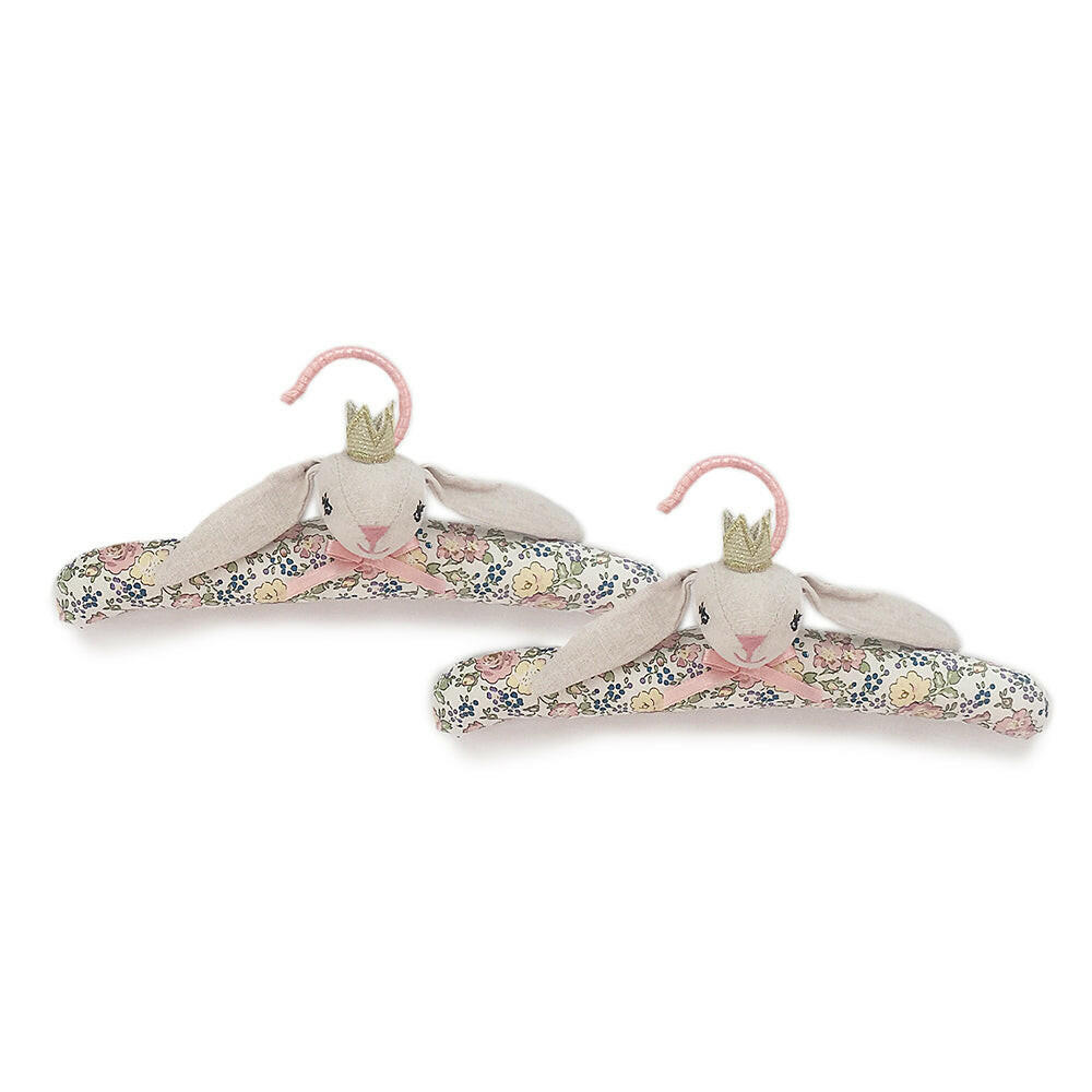 Bunny Princess Padded Baby Hangers Set Of 2 Clothes MON AMI