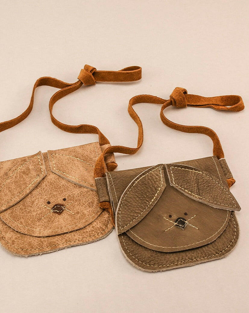 Latte & Dovetail Bunnies Critters Leather PURSE Toddler & Kids Starry Knight Design
