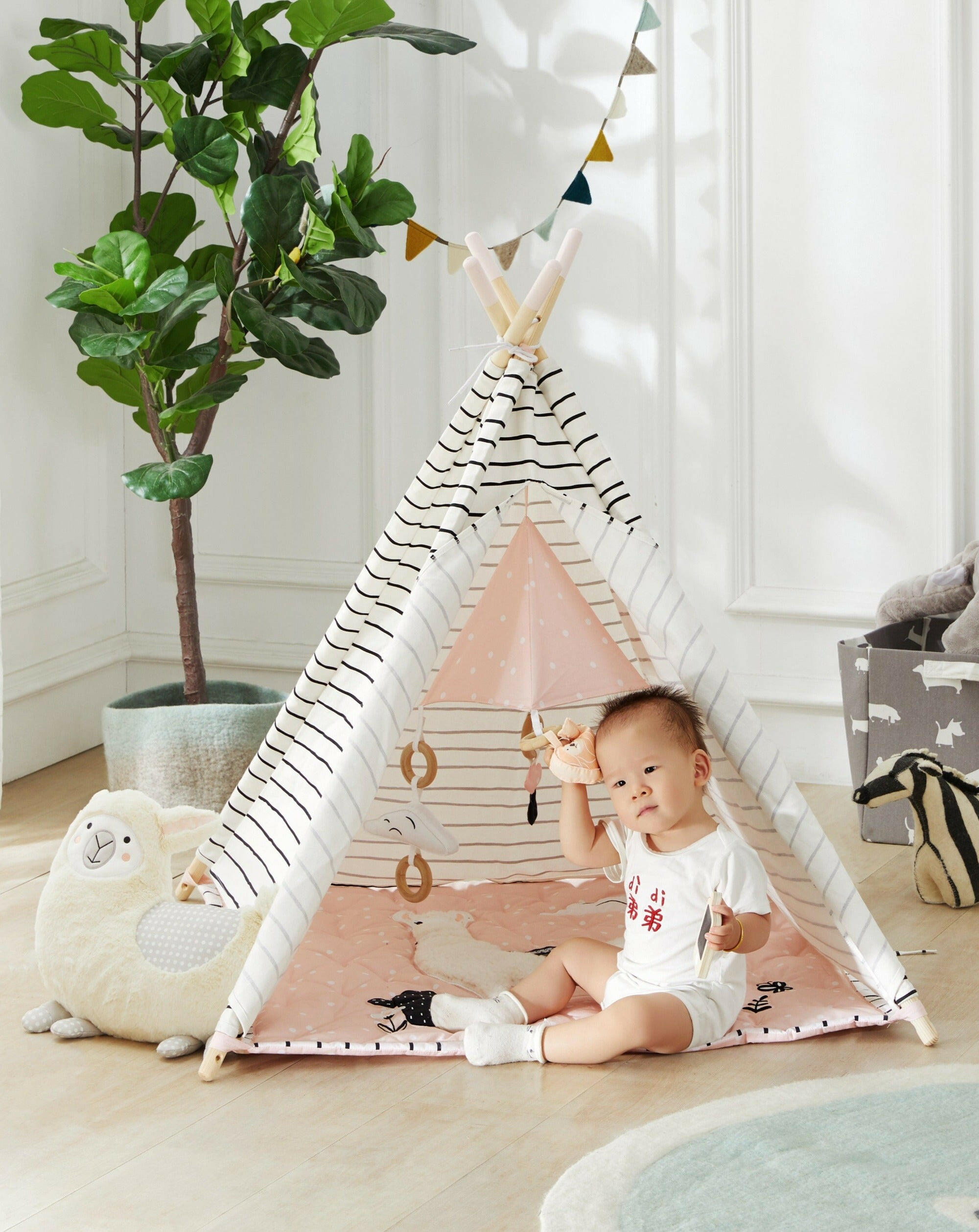 Llama Baby Activity Teepee Baby Toys Wonder & Wise