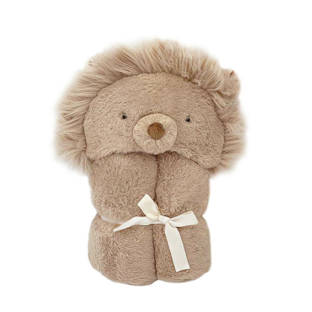 'Luca' Plush Lion Hooded Blanket Blanket MON AMI