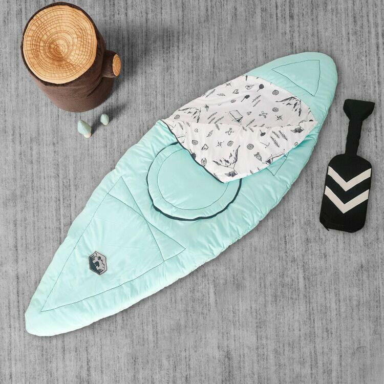 Kayak Sleeping Bag with Oar Kids Toys Wonder & Wise