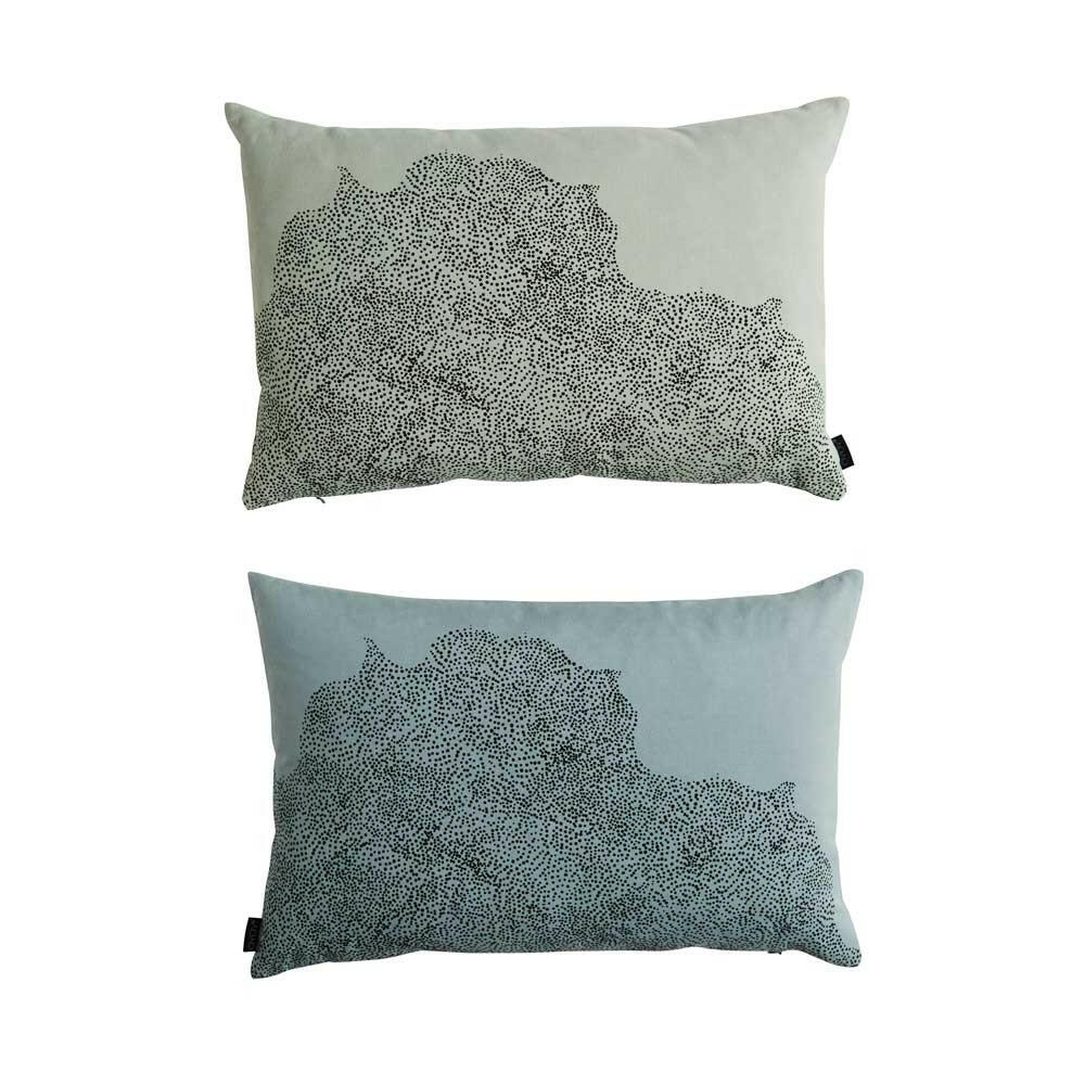 Dream Dot Cushion - Pale Blue / Pale Green OYOY