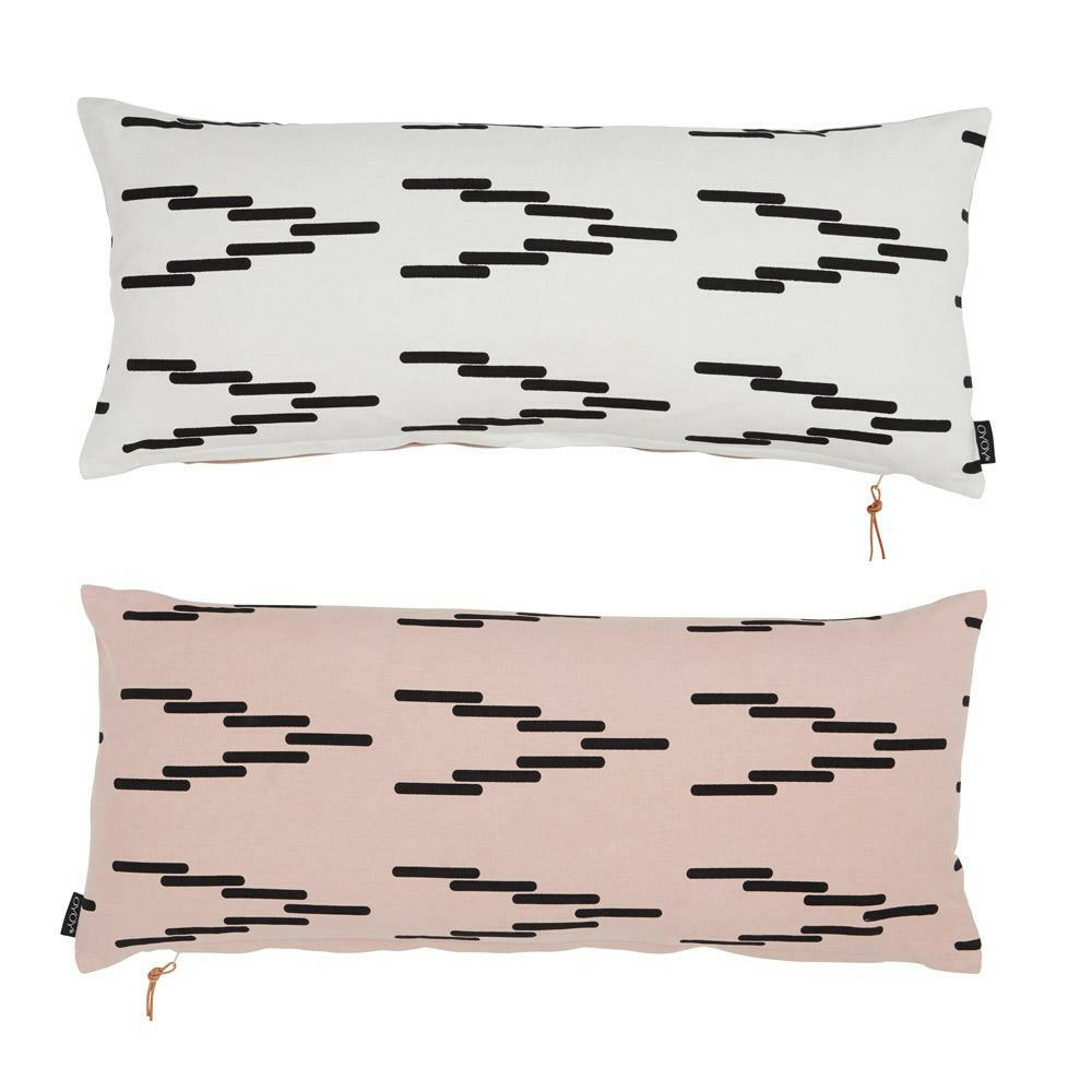 Cima Cushion - Rose / White OYOY
