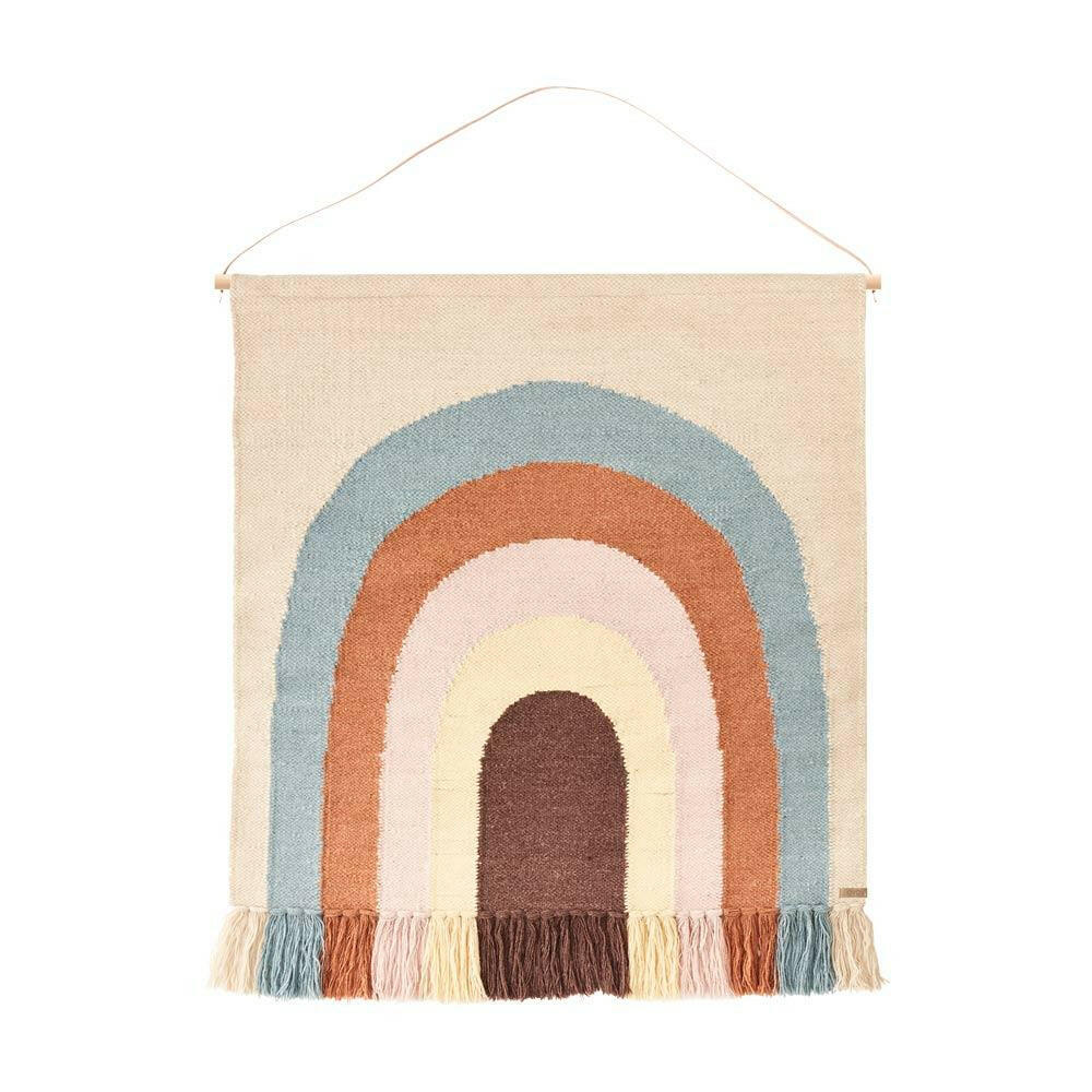 Follow the Rainbow Wall Rug - Multi Rugs OYOY