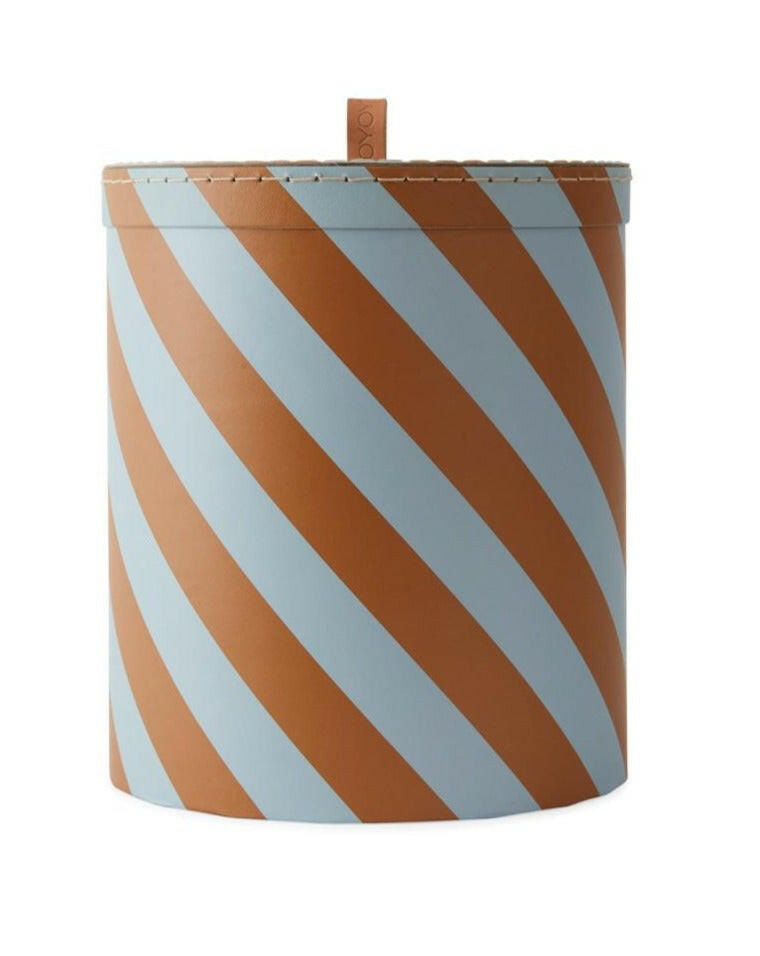 Storage Box, Round - Medium - Blue OYOY