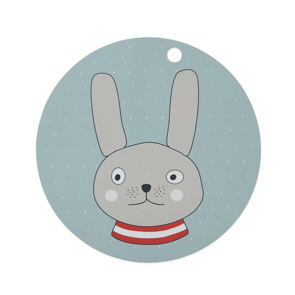 Placemat Rabbit - Minty Feeding OYOY