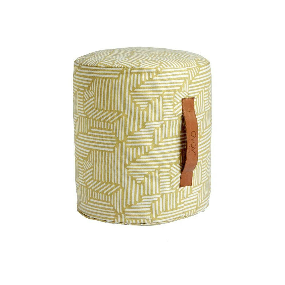 Mini Paddy Pouf - Yellow OYOY
