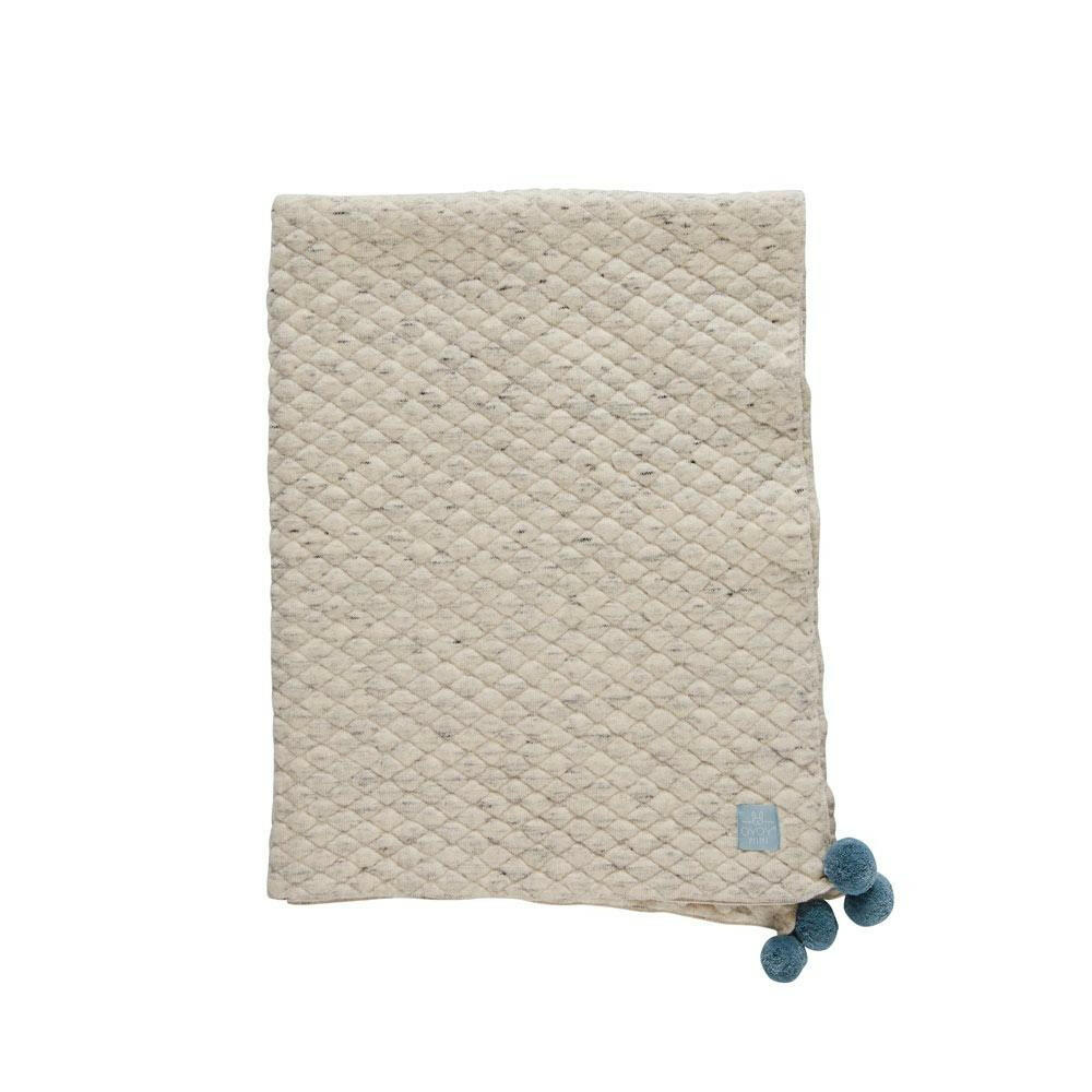Kami Baby Blanket - Light Grey  OYOY