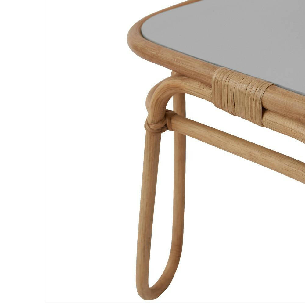 Rainbow Mini Rattan Table Playroom Furniture OYOY