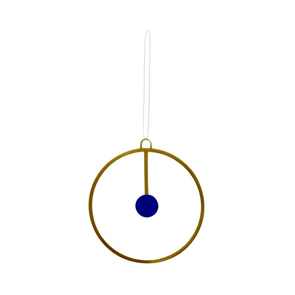 Joulu Ornament - Brass / Blue OYOY