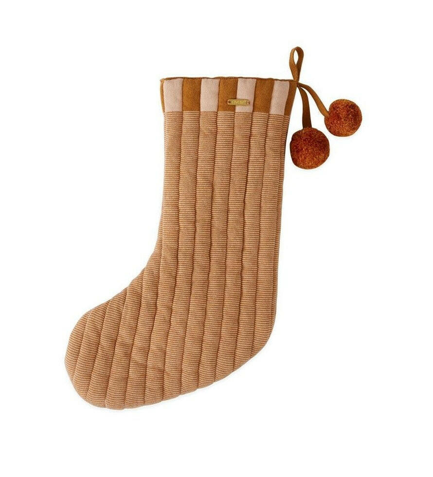 Laja Christmas Stocking - Caramel / Rose OYOY