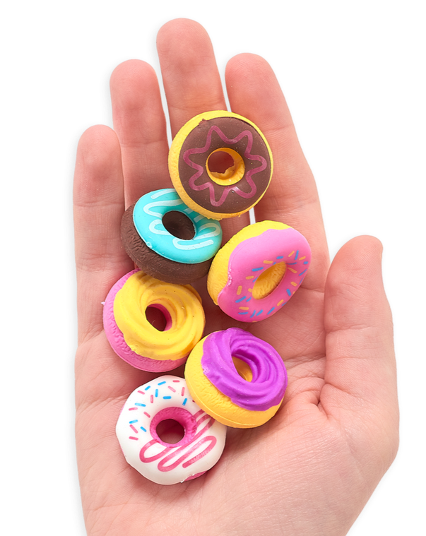 Dainty Donuts Scented Erasers - Set of 6 Art Supplies OOLY - Art & School Supplies