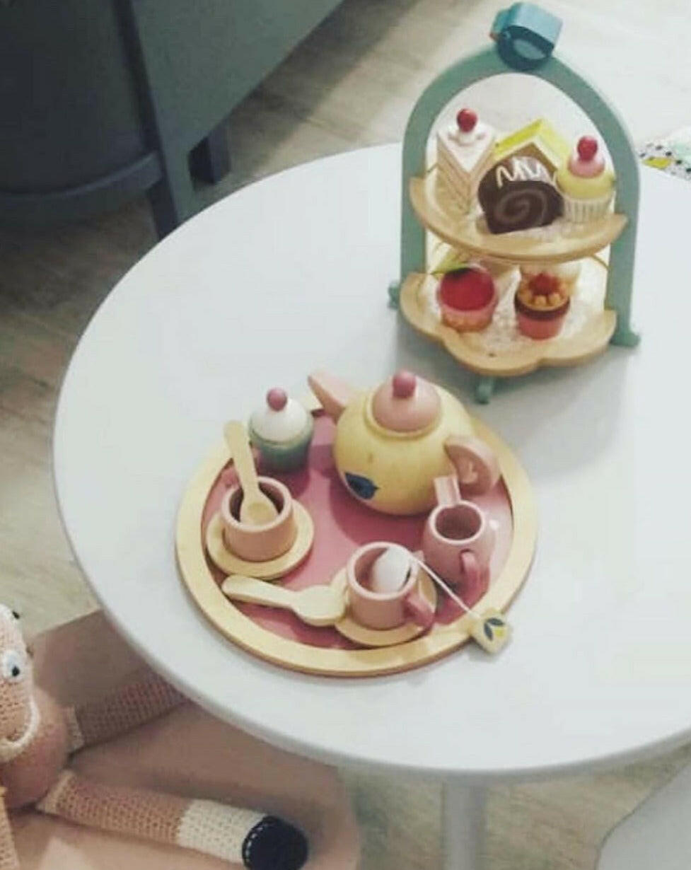 Birdie Afternoon Tea Stand Pretend Play Tender Leaf
