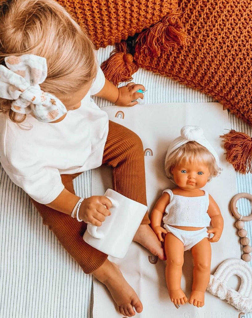 Baby Girl Doll - Blonde Dolls Miniland
