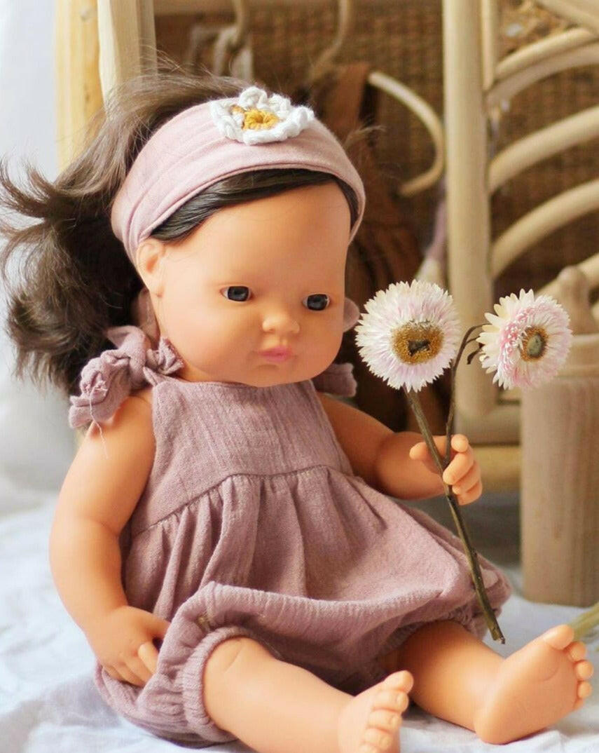Baby Girl Doll - Brunette Dolls Miniland