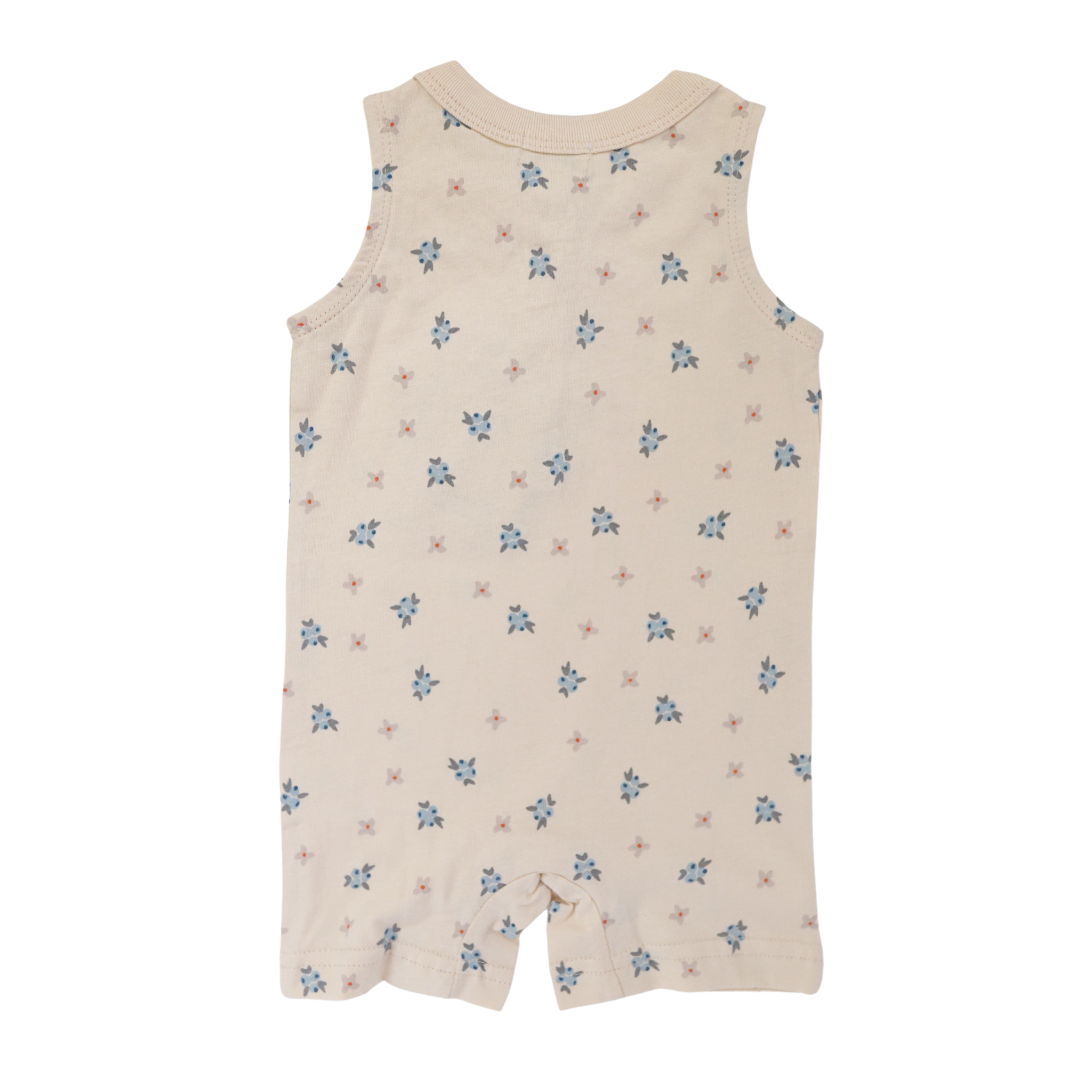 Berry Cute Henley Shorty Romper Polished Prints