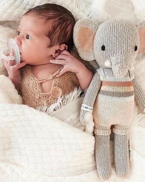 Evan the Elephant Stuffies Cuddle + Kind