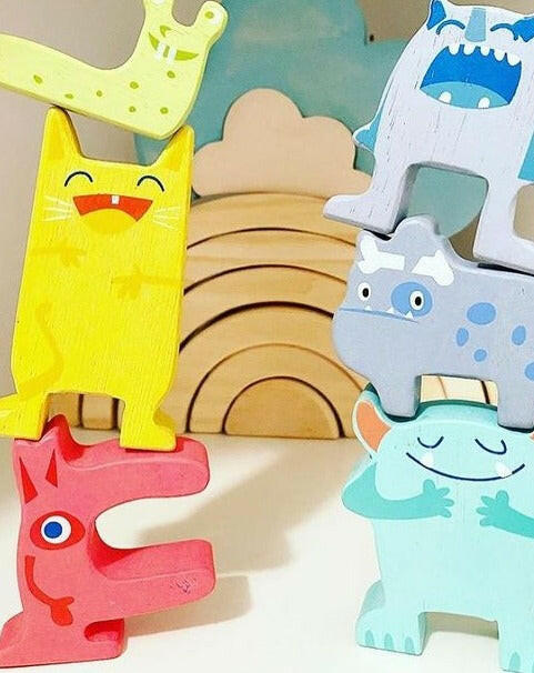 Monster Stacker Wooden Toys Tender Leaf