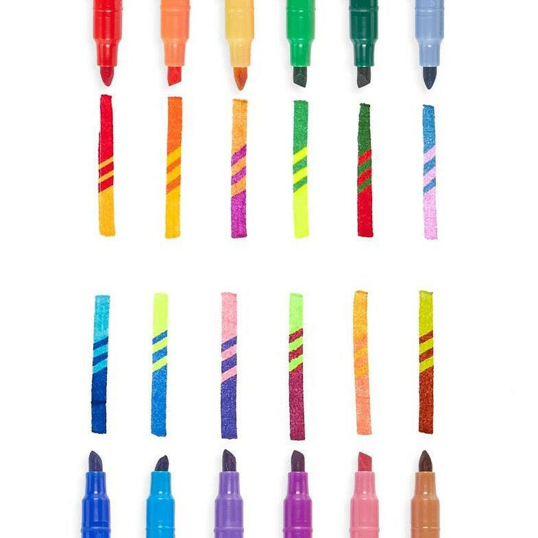 Knights And Dragon Switcheroo Coloring Pack Art Supplies OOLY - Art & School Supplies