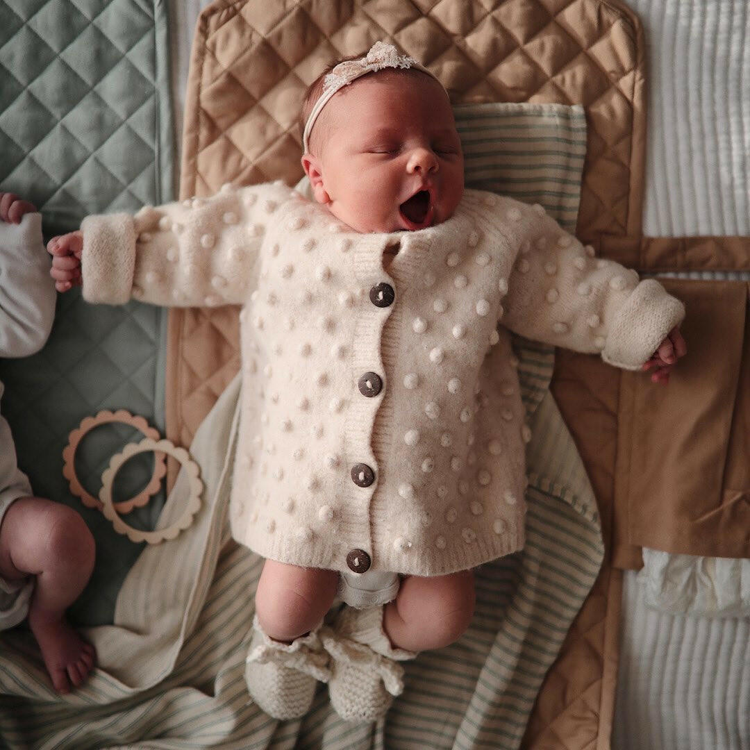 Flower Teething Bracelet 3 - Pack Rose \ Blush \ Shifting Sand Pacifiers & Teethers Mushie