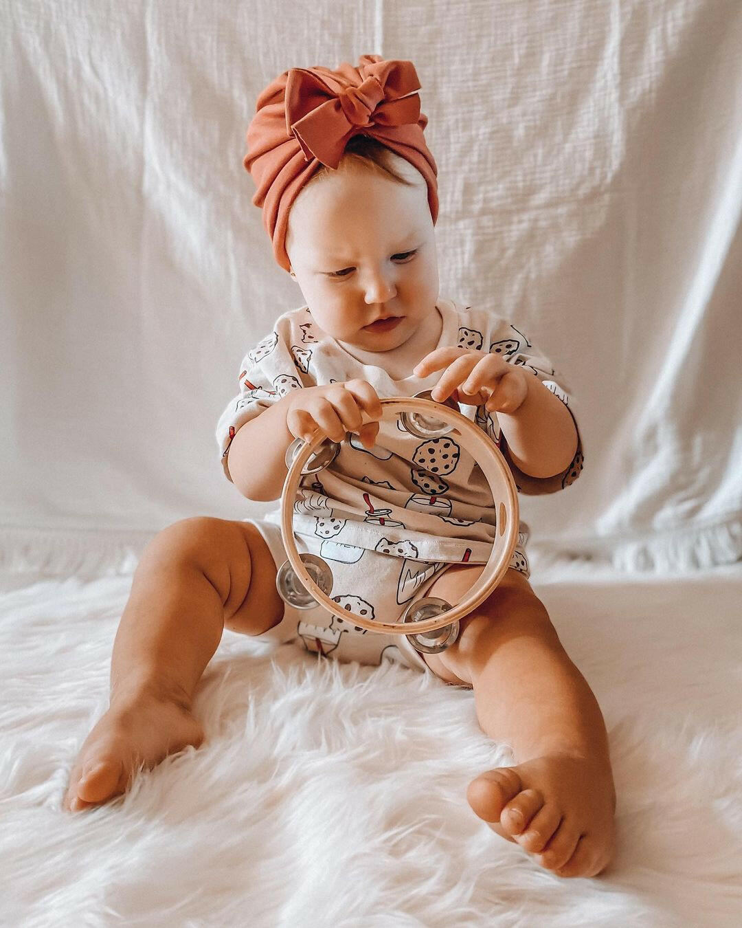 Tambourine Musical Toys Babynoise