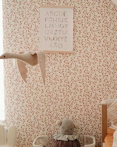 Alphabet Floral Poster Home Decor Mushie