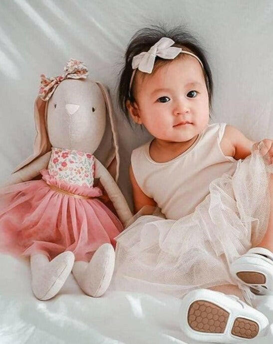 Linen Baby Pearl - Blush Kids Toys Alimrose
