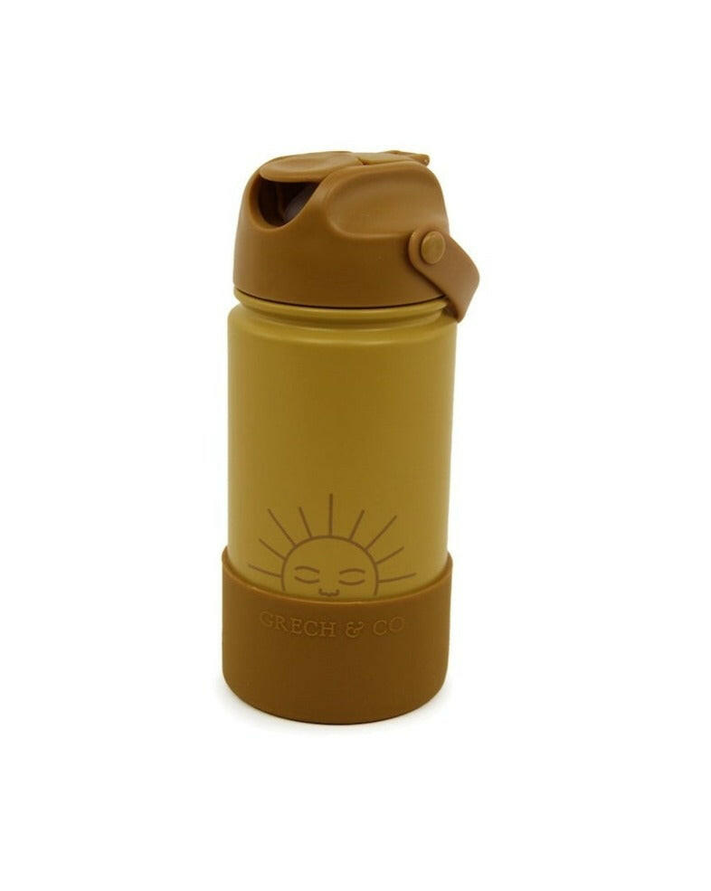 Thermos Drinking Bottle- 14 oz Thermoses Grech & Co. Wheat 14 oz.