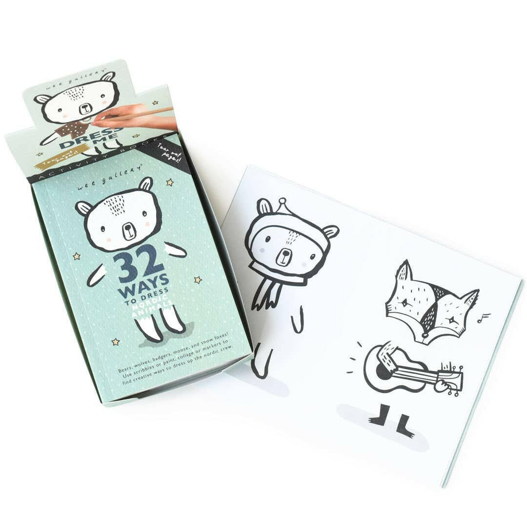 32 Ways to Dress Nordic Animals Art Supplies Wee Gallery