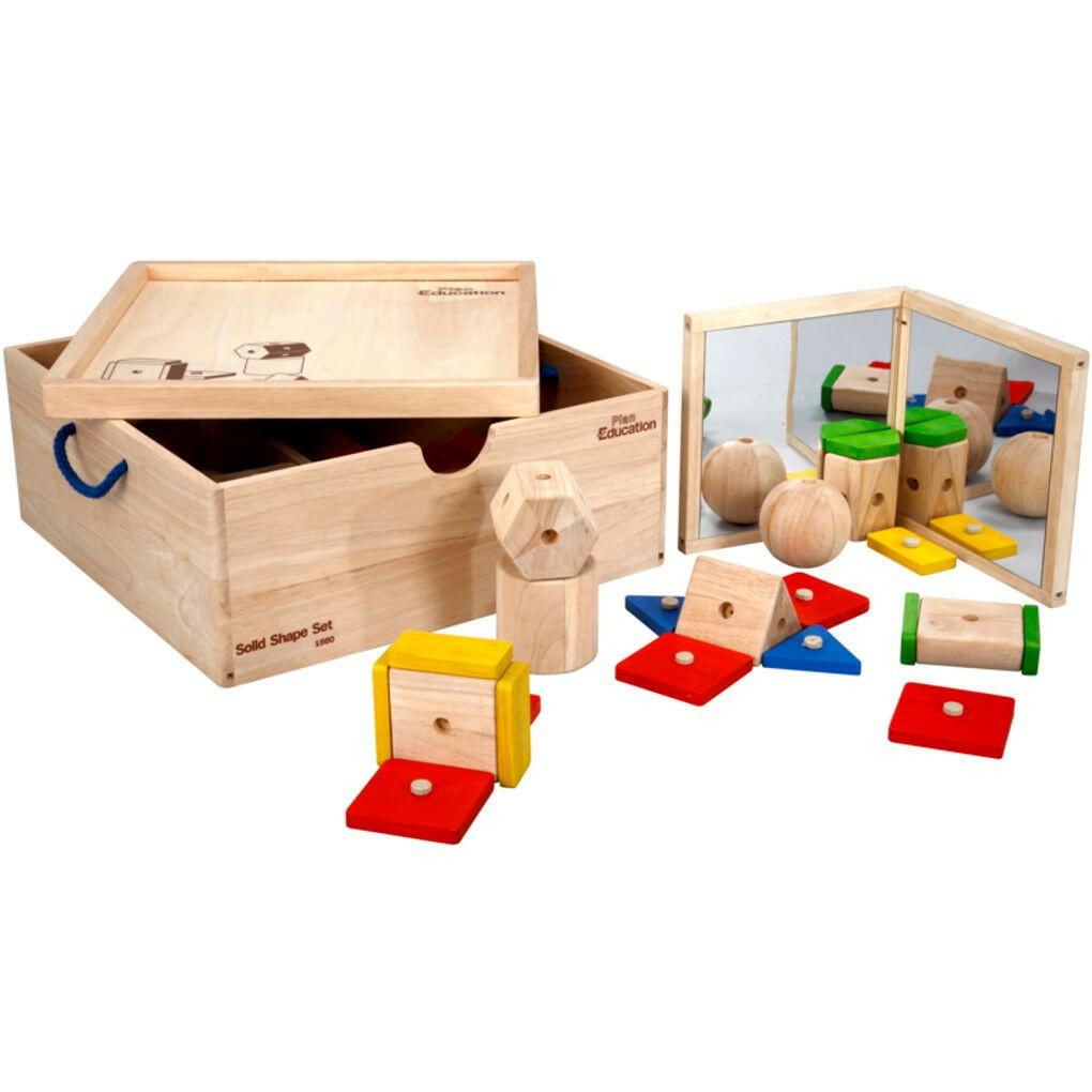 PlanEducation Solid Shape Set  PlanToys