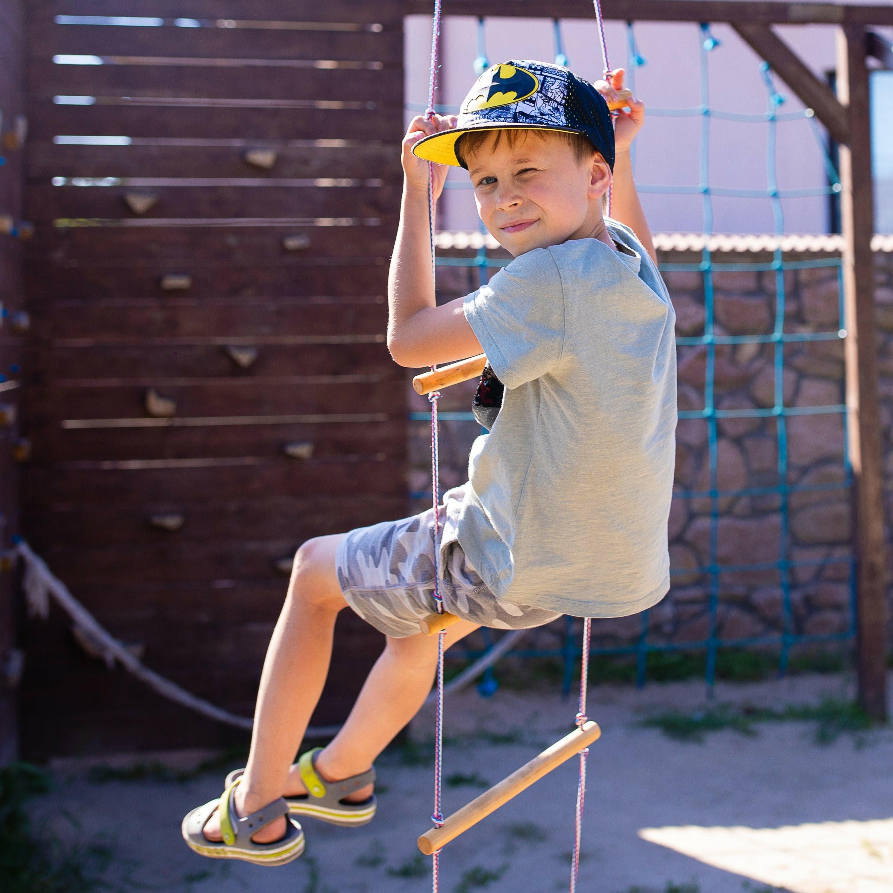 Climbing rope ladder for kids 3-9 y.o. Single Swing Goodevas