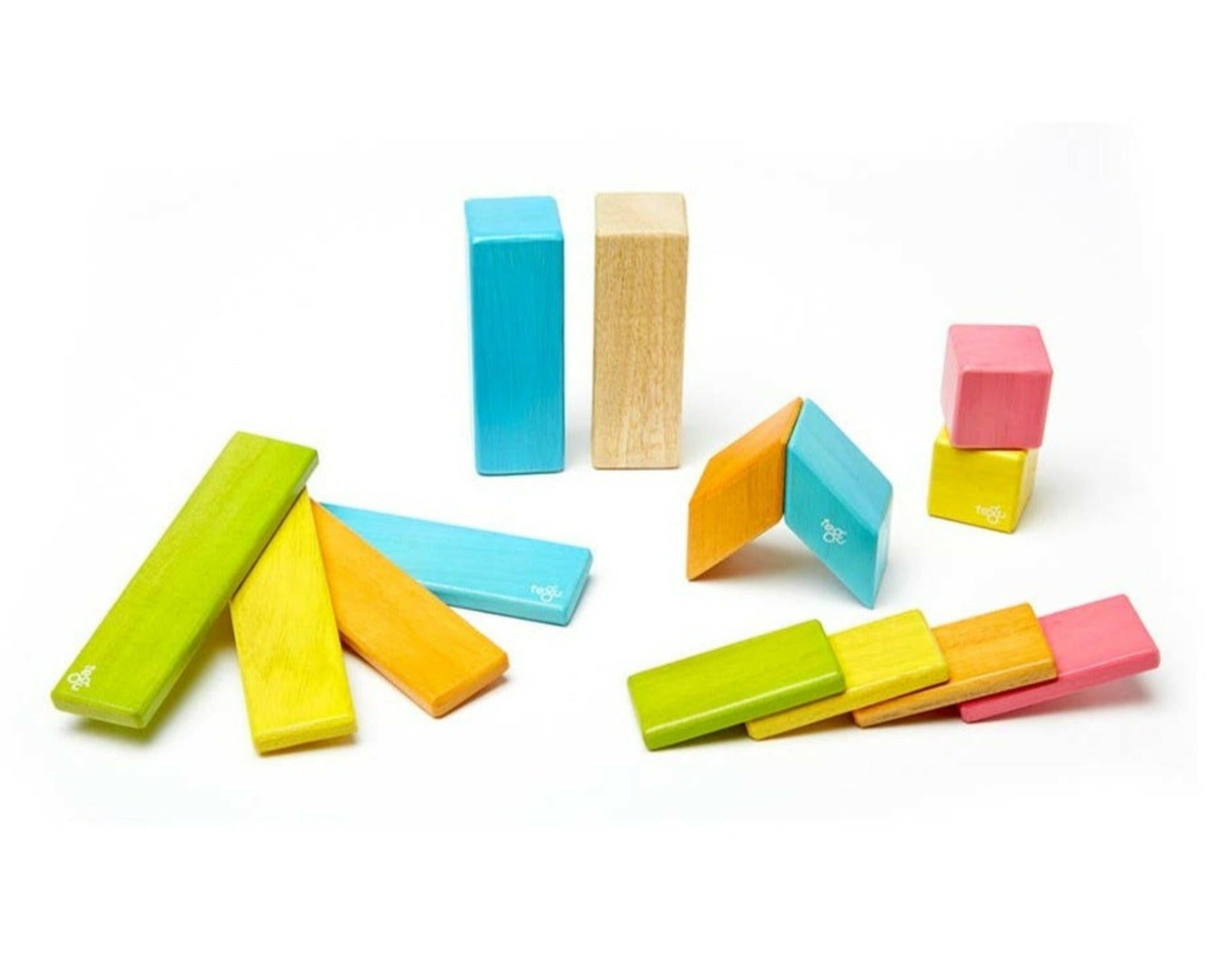 Tegu 14 Piece Magnetic Wooden Block Set Kids Toys Tegu