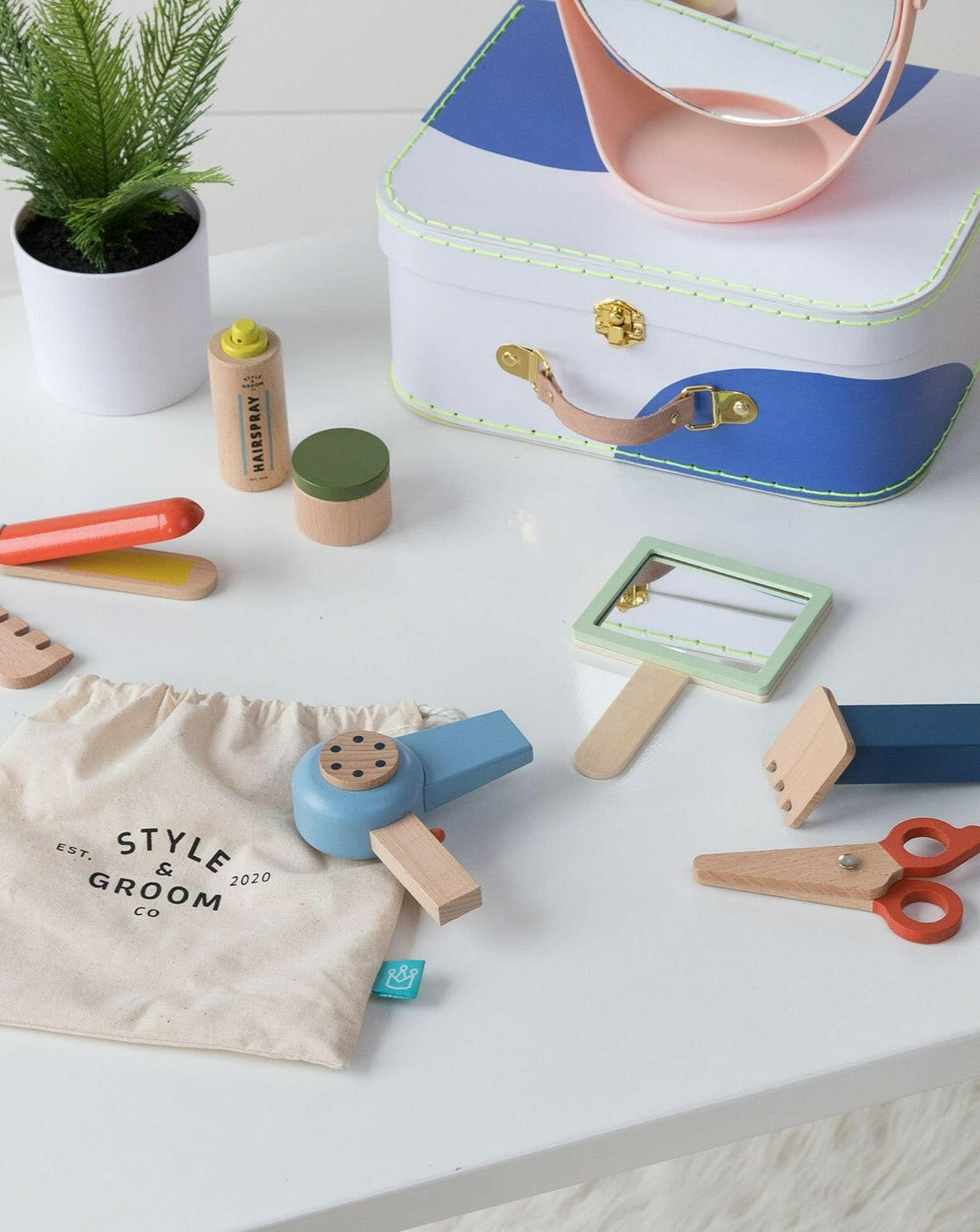 Style & Groom Wooden Toys Manhattan Toy