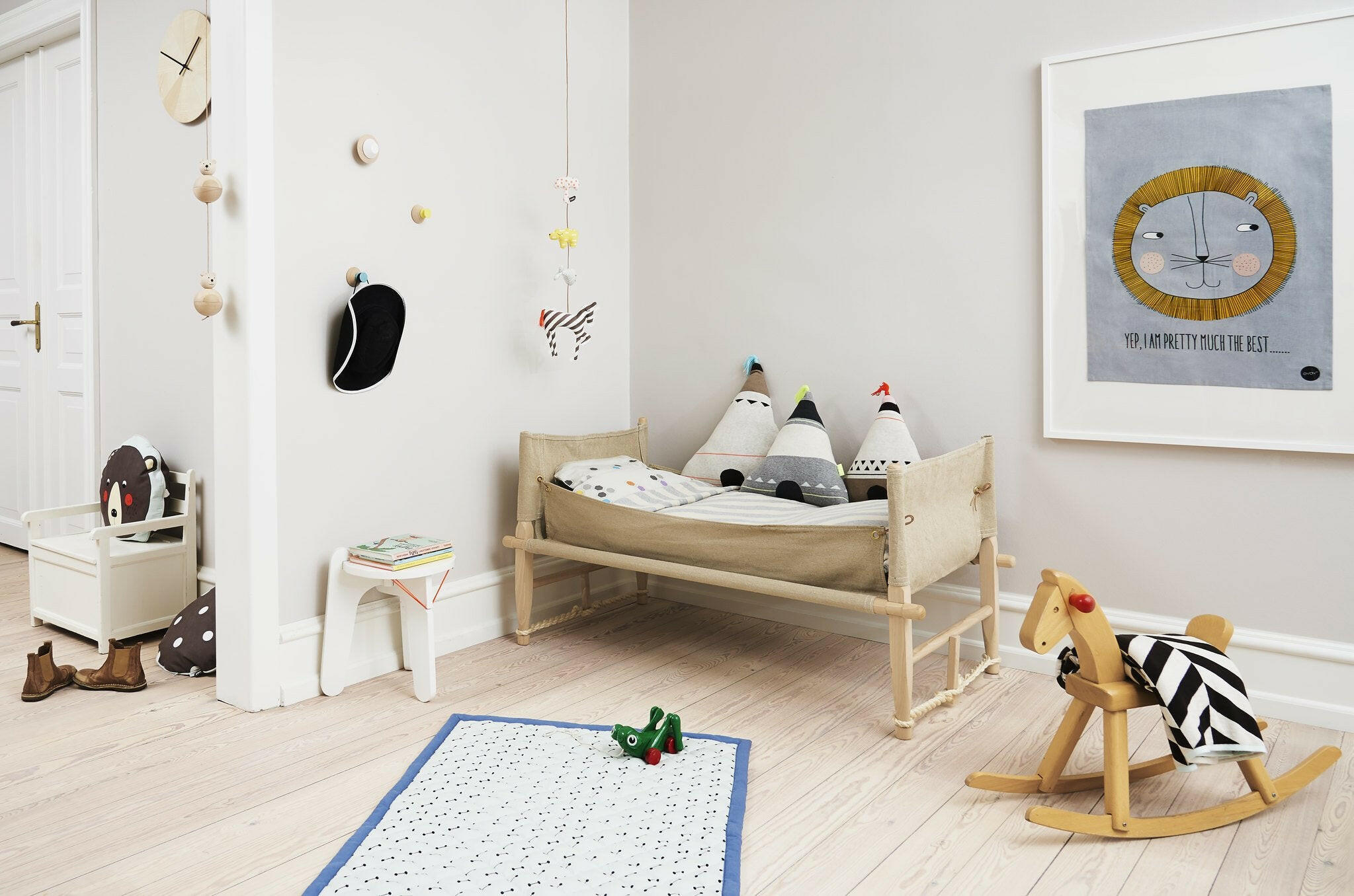 Bear Cushion - Brown OYOY