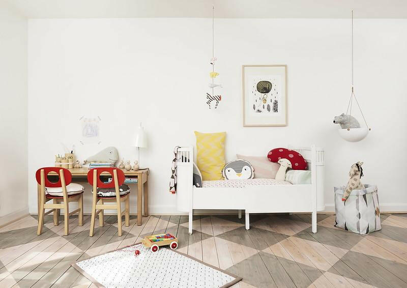 Penguin Cushion - Rose OYOY