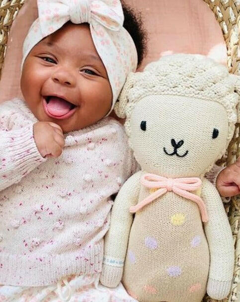 Lucy the Lamb - Pastel Stuffies Cuddle + Kind