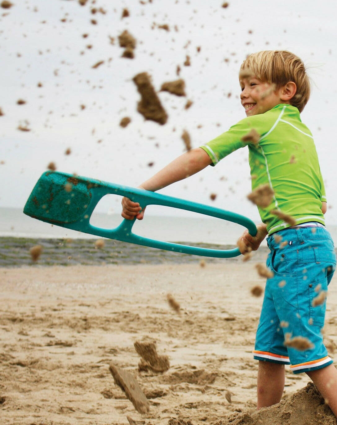Scoppi - Lagoon Green & Yellow Stone Beach & Sand Toys Quut