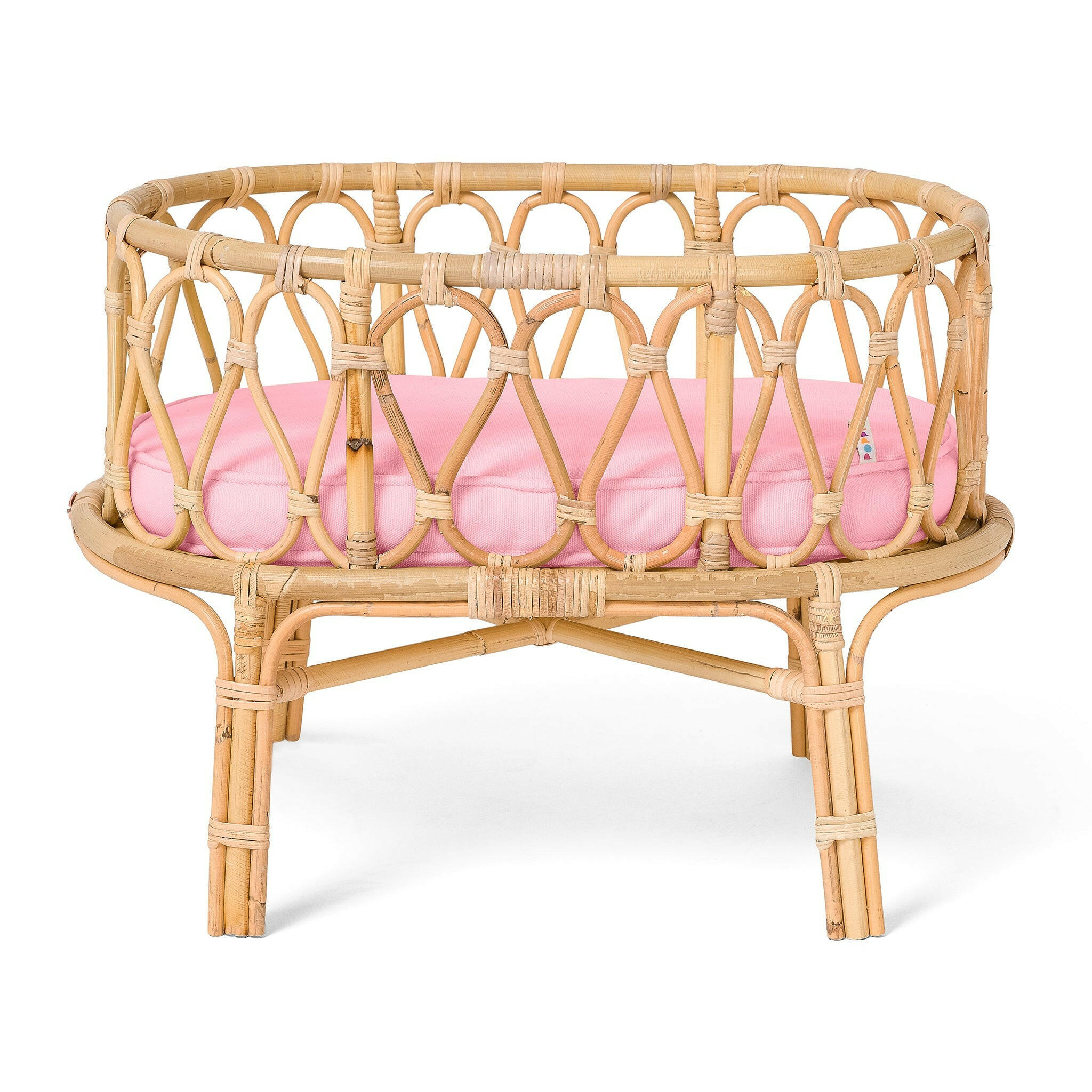 Rattan Doll Crib Classic Collection Toy Poppie Toys
