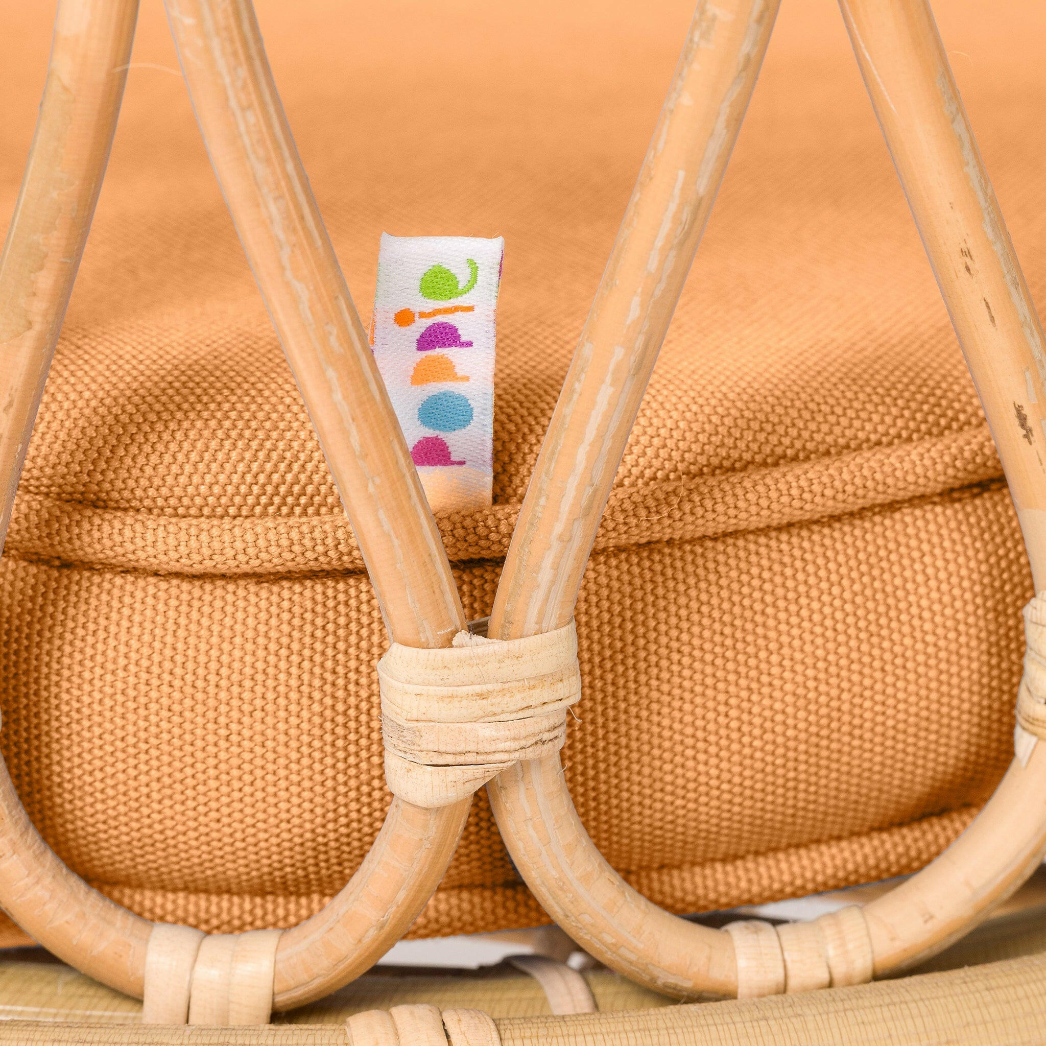 Special Sets Rattan Doll Crib + Duvet Toy Poppie Toys