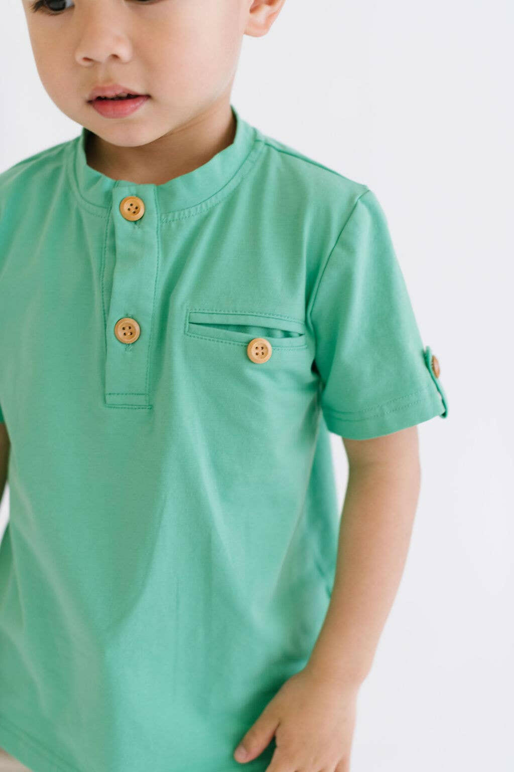 Alex Tee in Sea Green shirts Ollie Jay