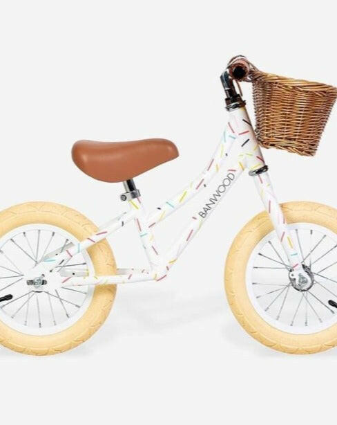 Banwood x Marest - First Go Bike - Allegra White Bicycles Banwood