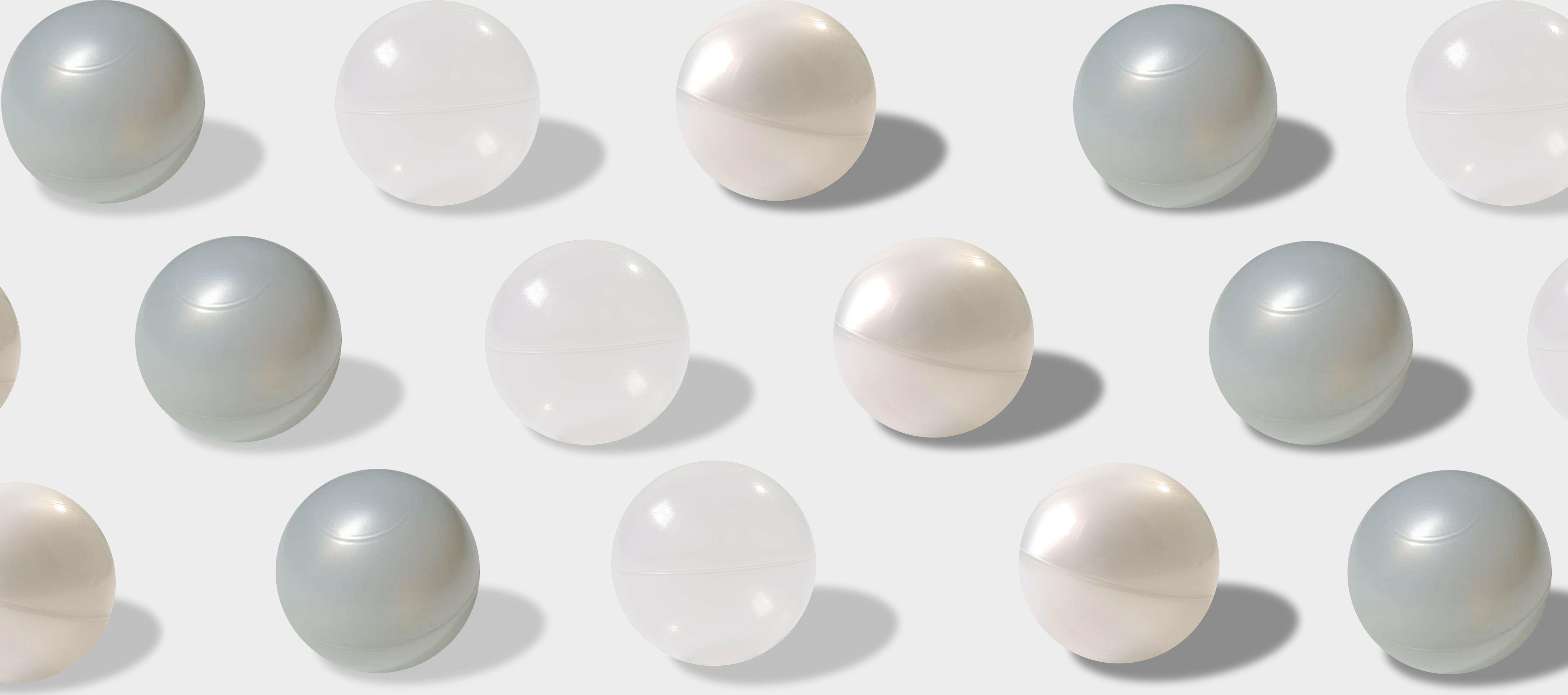 Classic Heathered Ivory Bundle - Ball Pit + 200 Pit Balls Incl. Ball Pit Bundles Little Big Playroom