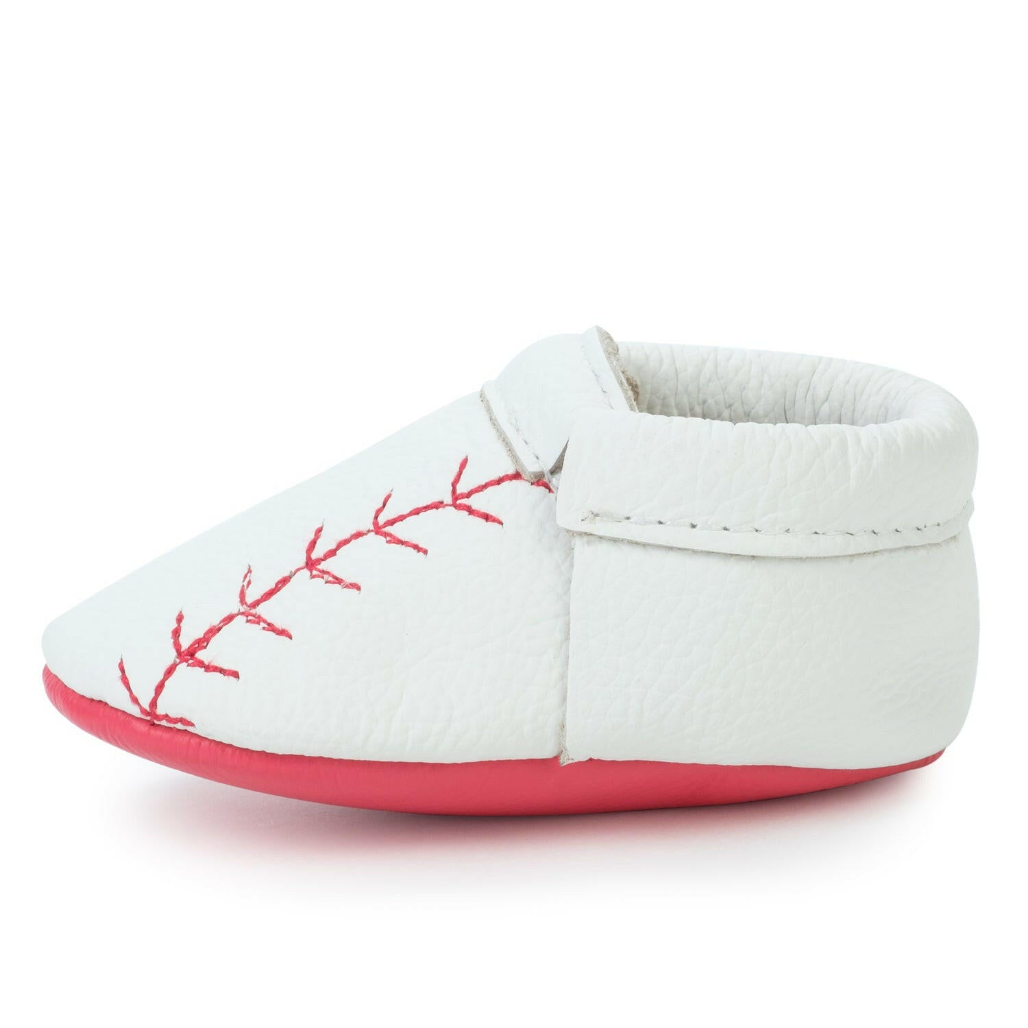 Home Run Fringeless Moccasins Fringeless Moccasins BirdRock Baby