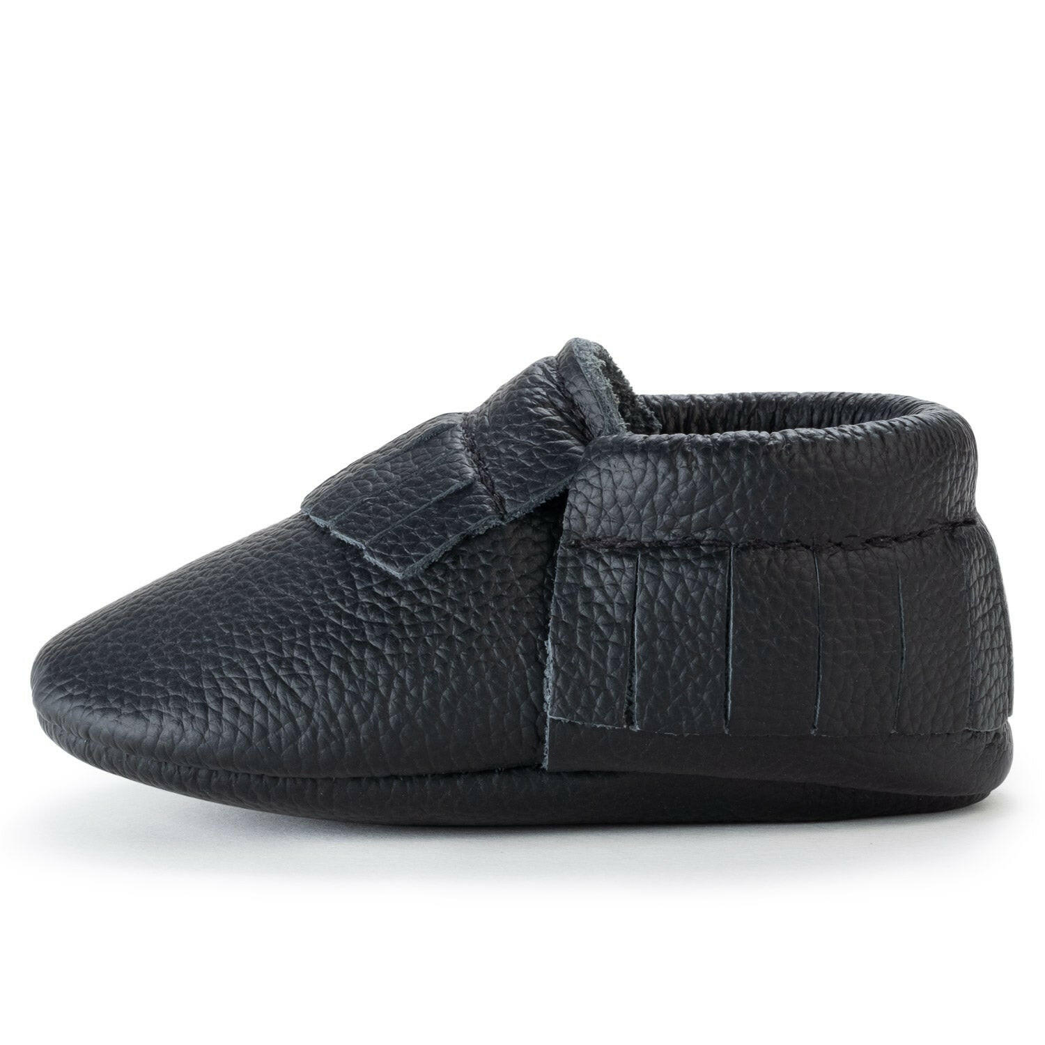 Black Baby Moccasins Baby Moccasins BirdRock Baby