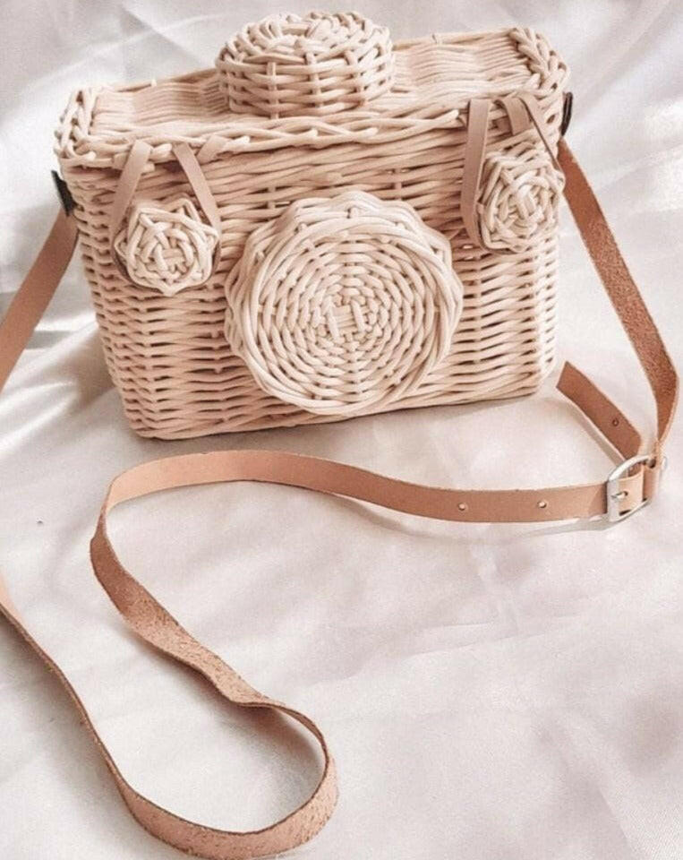 JEPRET MARLON - Rattan Camera Bag Nursery Decor Kleine Tijntje