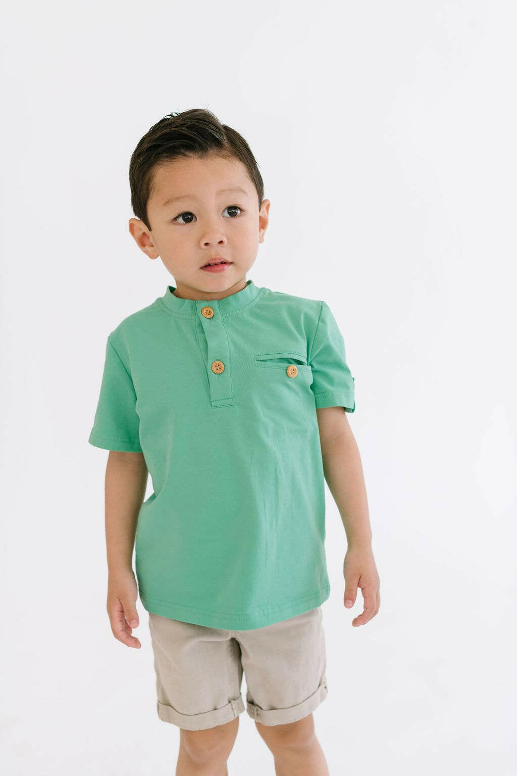 Alex Tee in Sea Green shirts Ollie Jay