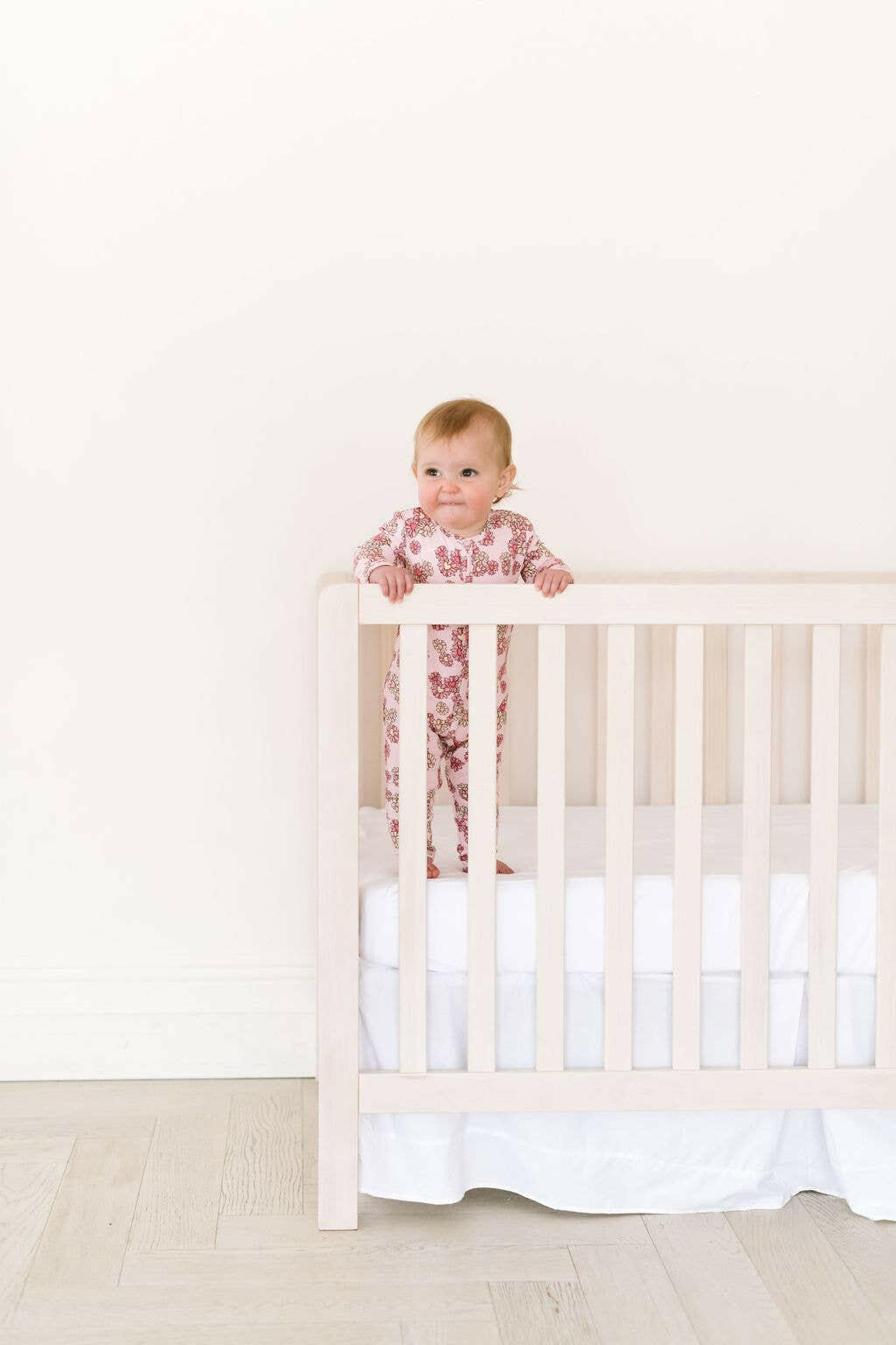 Baby Pajama in Wild Daisy Heart Ollie Jay