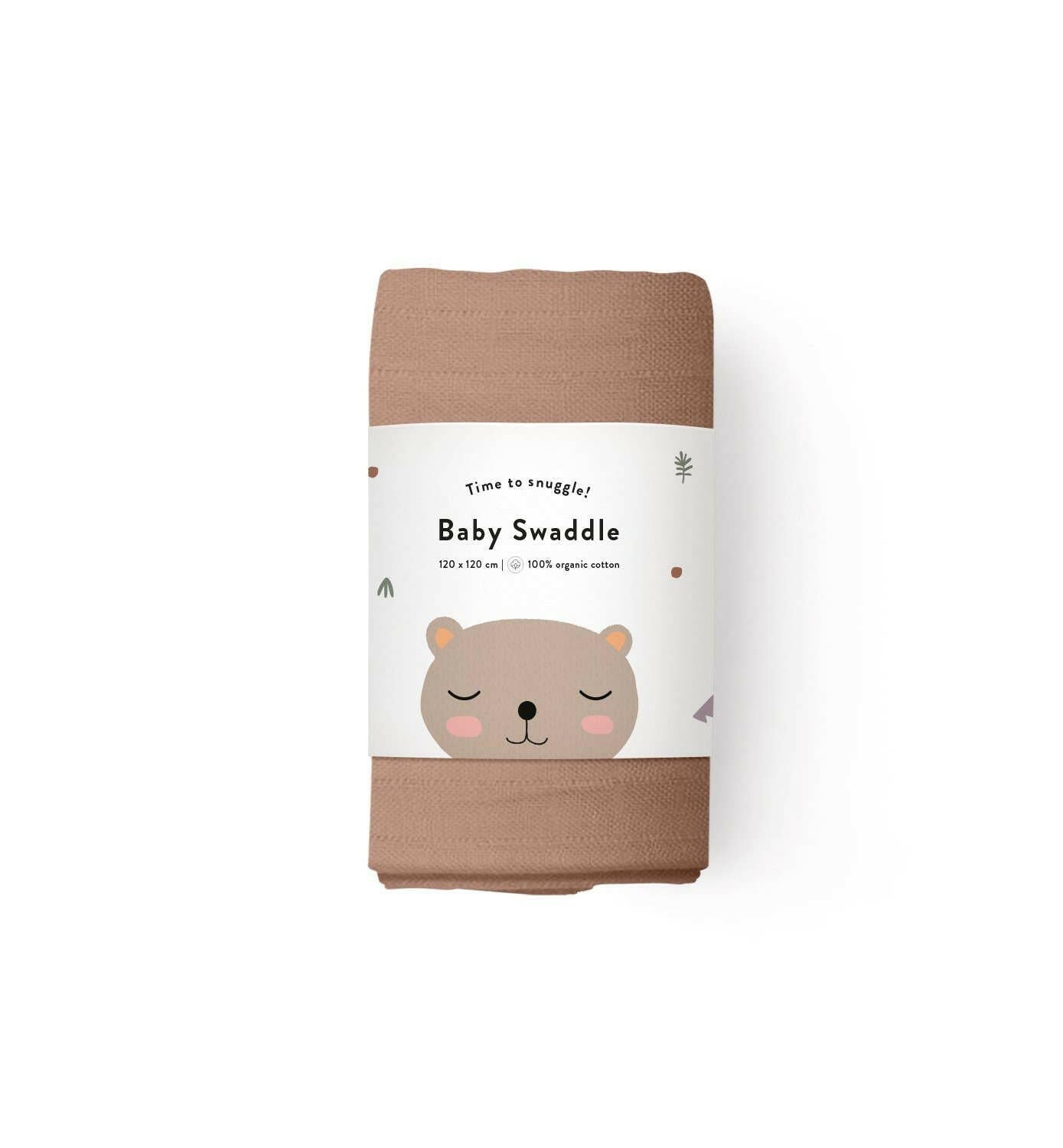 Organic Baby Swaddle — Berry Swaddle Little Otja