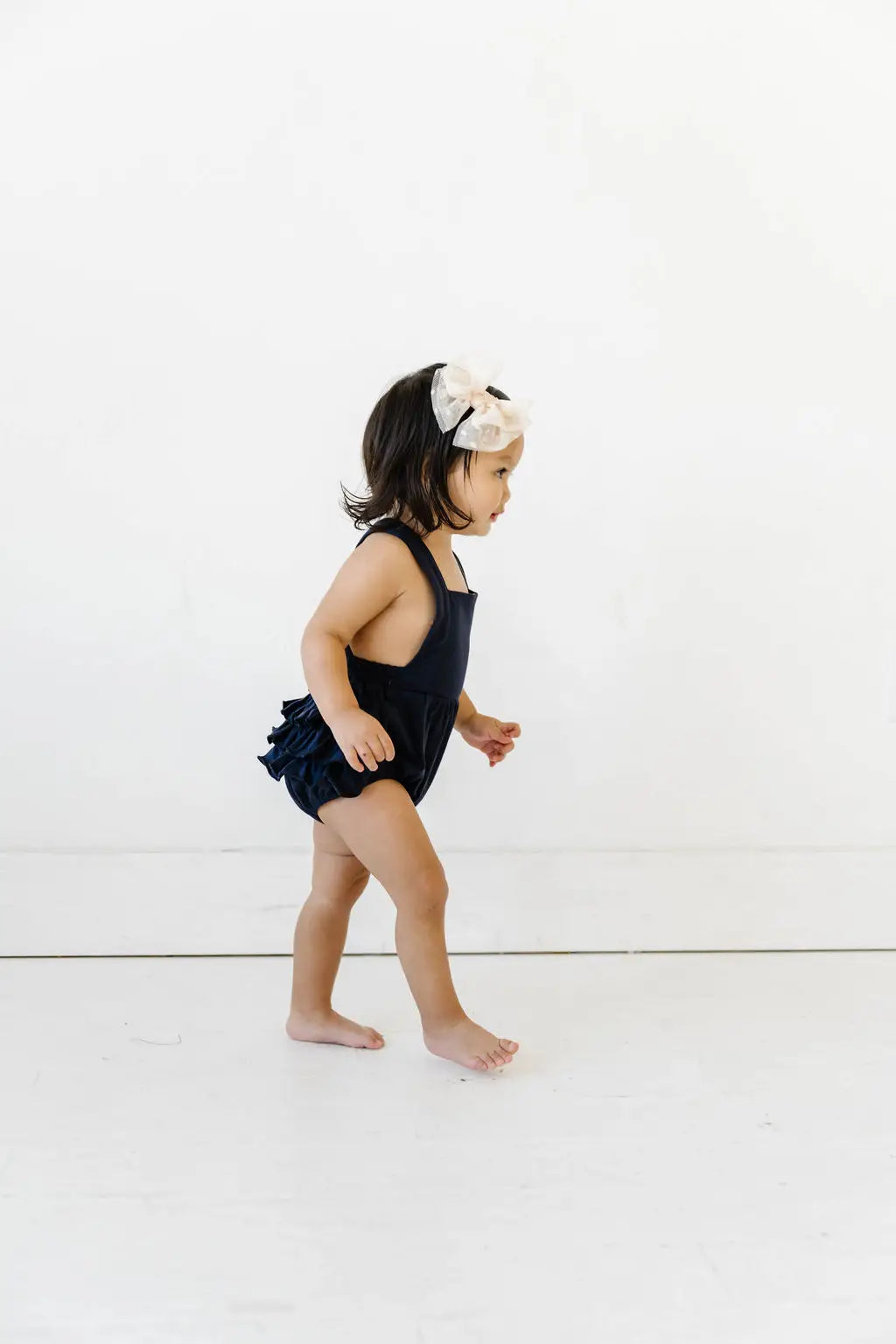 Isla Romper in Navy Ollie Jay